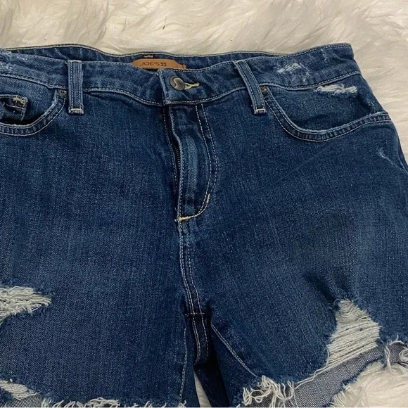 Joe's Jeans Denim Short Distressed Cut-Off Short, Blythe Style - Picture 2 of 6